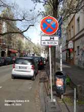 Parkverbot Adolfstrasse